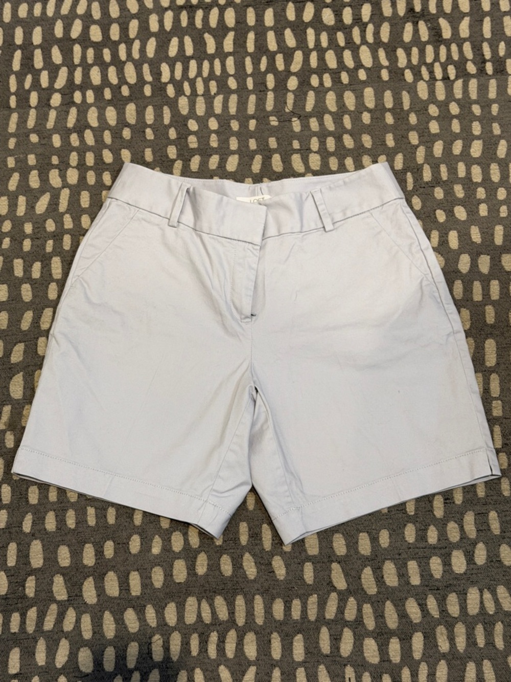 LOFT Light Gray Classic Riviera Tailored Shorts Sz 6